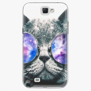 Plastový kryt iSaprio - Galaxy Cat - Samsung Galaxy Note 2