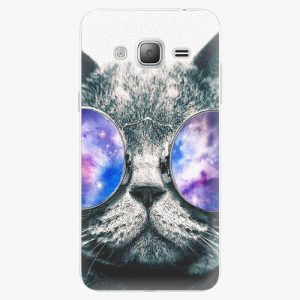 Plastový kryt iSaprio - Galaxy Cat - Samsung Galaxy J3 2016