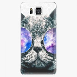 Plastový kryt iSaprio - Galaxy Cat - Samsung Galaxy Alpha