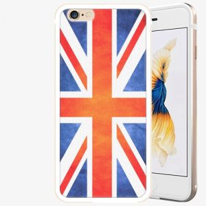 Plastový kryt iSaprio - UK Flag - iPhone 6/6S - Gold
