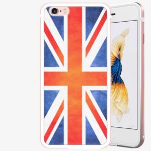 Plastový kryt iSaprio - UK Flag - iPhone 6 Plus/6S Plus - Rose Gold