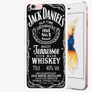 Plastový kryt iSaprio - Jack Daniels - iPhone 6 Plus/6S Plus - Rose Gold