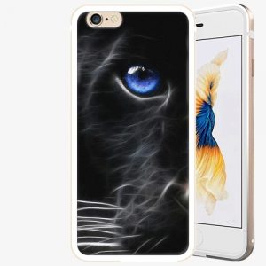 Plastový kryt iSaprio - Black Puma - iPhone 6/6S - Gold