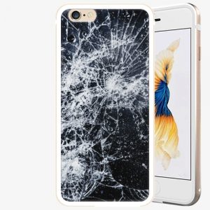 Plastový kryt iSaprio - Cracked - iPhone 6/6S - Gold