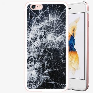 Plastový kryt iSaprio - Cracked - iPhone 6 Plus/6S Plus - Rose Gold
