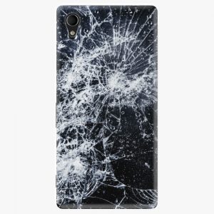 Plastový kryt iSaprio - Cracked - Sony Xperia M4