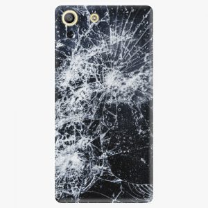 Plastový kryt iSaprio - Cracked - Sony Xperia M5