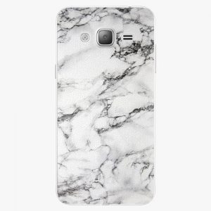 Plastový kryt iSaprio - White Marble 01 - Samsung Galaxy J3 2016