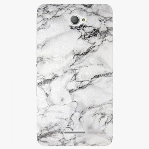 Plastový kryt iSaprio - White Marble 01 - Sony Xperia E4