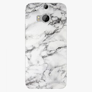 Plastový kryt iSaprio - White Marble 01 - HTC One M8