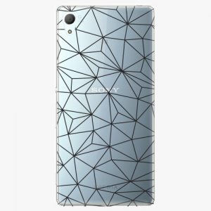 Plastový kryt iSaprio - Abstract Triangles 03 – black - Sony Xperia Z3+ / Z4
