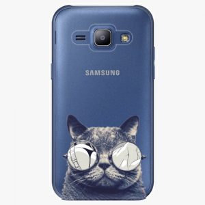 Plastový kryt iSaprio - Crazy Cat 01 - Samsung Galaxy J1