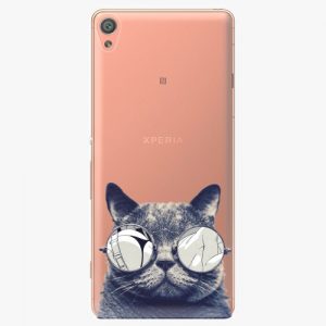 Plastový kryt iSaprio - Crazy Cat 01 - Sony Xperia XA