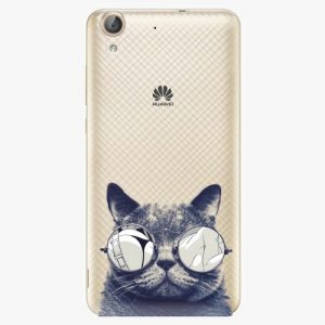 Plastový kryt iSaprio - Crazy Cat 01 - Huawei Y6 II