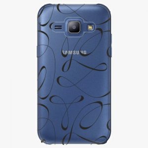 Plastový kryt iSaprio - Fancy - black - Samsung Galaxy J1