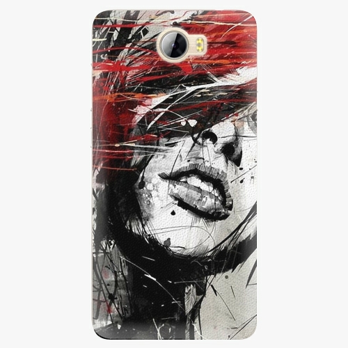 Plastový kryt iSaprio - Sketch Face - Huawei Y5 II / Y6 II Compact Plastový kryt iSaprio - Sketch Face - Huawei Y5 II / Y6 II Compact