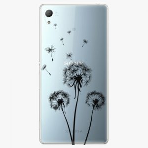 Plastový kryt iSaprio - Three Dandelions - black - Sony Xperia Z3+ / Z4