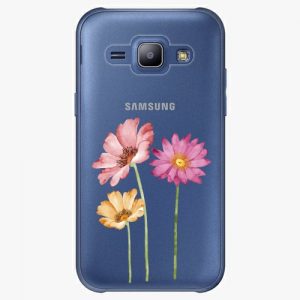 Plastový kryt iSaprio - Three Flowers - Samsung Galaxy J1
