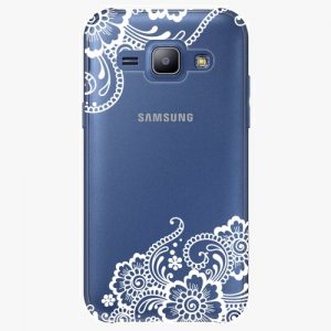 Plastový kryt iSaprio - White Lace 02 - Samsung Galaxy J1