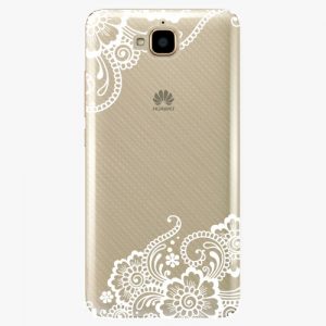 Plastový kryt iSaprio - White Lace 02 - Huawei Y6 Pro