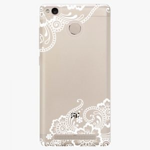 Plastový kryt iSaprio - White Lace 02 - Xiaomi Redmi 3S