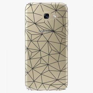Plastový kryt iSaprio - Abstract Triangles 03 - black - Samsung Galaxy A5 2017