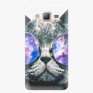 Plastový kryt iSaprio - Galaxy Cat - Samsung Galaxy J3