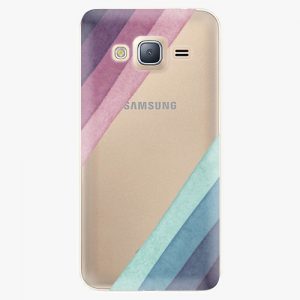 Plastový kryt iSaprio - Glitter Stripes 01 - Samsung Galaxy J3