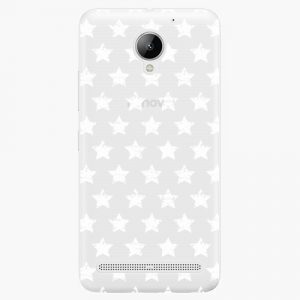 Plastový kryt iSaprio - Stars Pattern - white - Lenovo C2