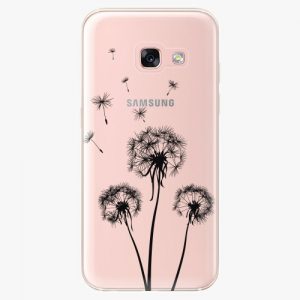Plastový kryt iSaprio - Three Dandelions – black - Samsung Galaxy A3 2017