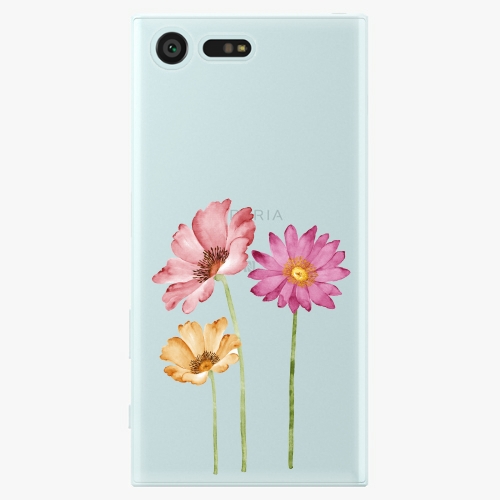 Plastový kryt iSaprio - Three Flowers - Sony Xperia X Compact Plastový kryt iSaprio - Three Flowers - Sony Xperia X Compact