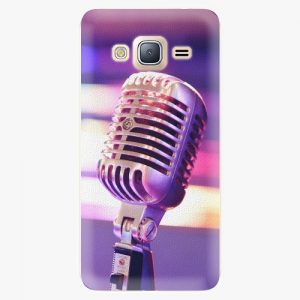 Plastový kryt iSaprio - Vintage Microphone - Samsung Galaxy J3