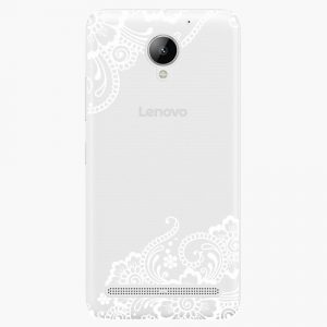 Plastový kryt iSaprio - White Lace 02 - Lenovo C2