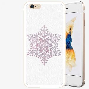 Plastový kryt iSaprio - Snow Flake - iPhone 6/6S - Gold