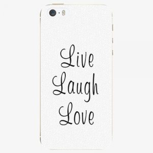 Plastový kryt iSaprio - Live Laugh Love - iPhone 5/5S/SE