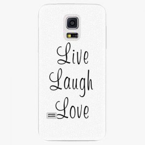 Plastový kryt iSaprio - Live Laugh Love - Samsung Galaxy S5 Mini