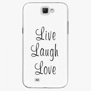 Plastový kryt iSaprio - Live Laugh Love - Samsung Galaxy Note 2
