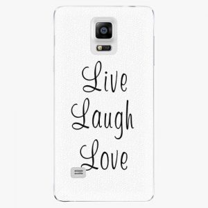 Plastový kryt iSaprio - Live Laugh Love - Samsung Galaxy Note 4