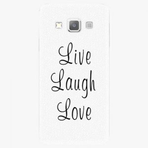 Plastový kryt iSaprio - Live Laugh Love - Samsung Galaxy A3