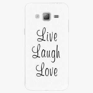 Plastový kryt iSaprio - Live Laugh Love - Samsung Galaxy J3 2016