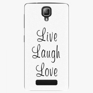 Plastový kryt iSaprio - Live Laugh Love - Lenovo A1000