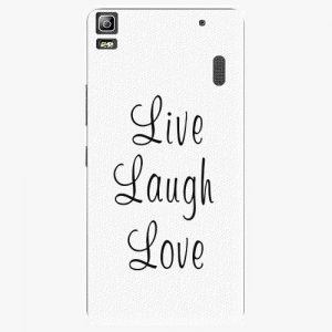 Plastový kryt iSaprio - Live Laugh Love - Lenovo A7000