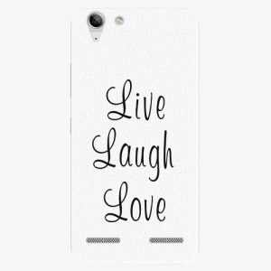 Plastový kryt iSaprio - Live Laugh Love - Lenovo Vibe K5