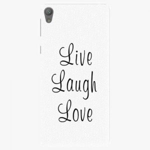 Plastový kryt iSaprio - Live Laugh Love - Sony Xperia E5