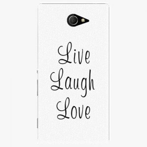 Plastový kryt iSaprio - Live Laugh Love - Sony Xperia M2
