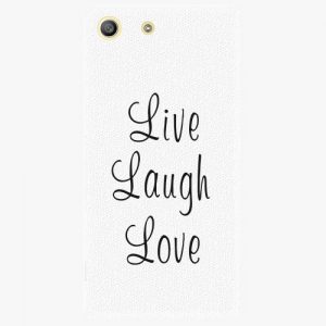 Plastový kryt iSaprio - Live Laugh Love - Sony Xperia M5