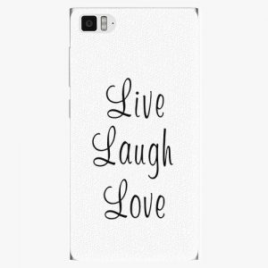 Plastový kryt iSaprio - Live Laugh Love - Xiaomi Mi3