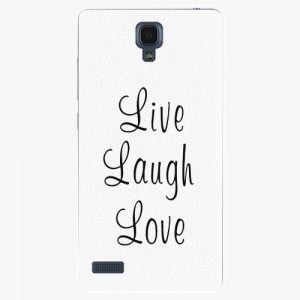 Plastový kryt iSaprio - Live Laugh Love - Xiaomi Redmi Note
