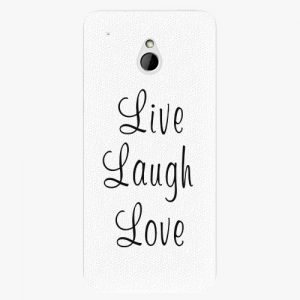 Plastový kryt iSaprio - Live Laugh Love - HTC One Mini