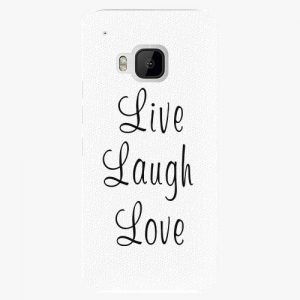 Plastový kryt iSaprio - Live Laugh Love - HTC One M9